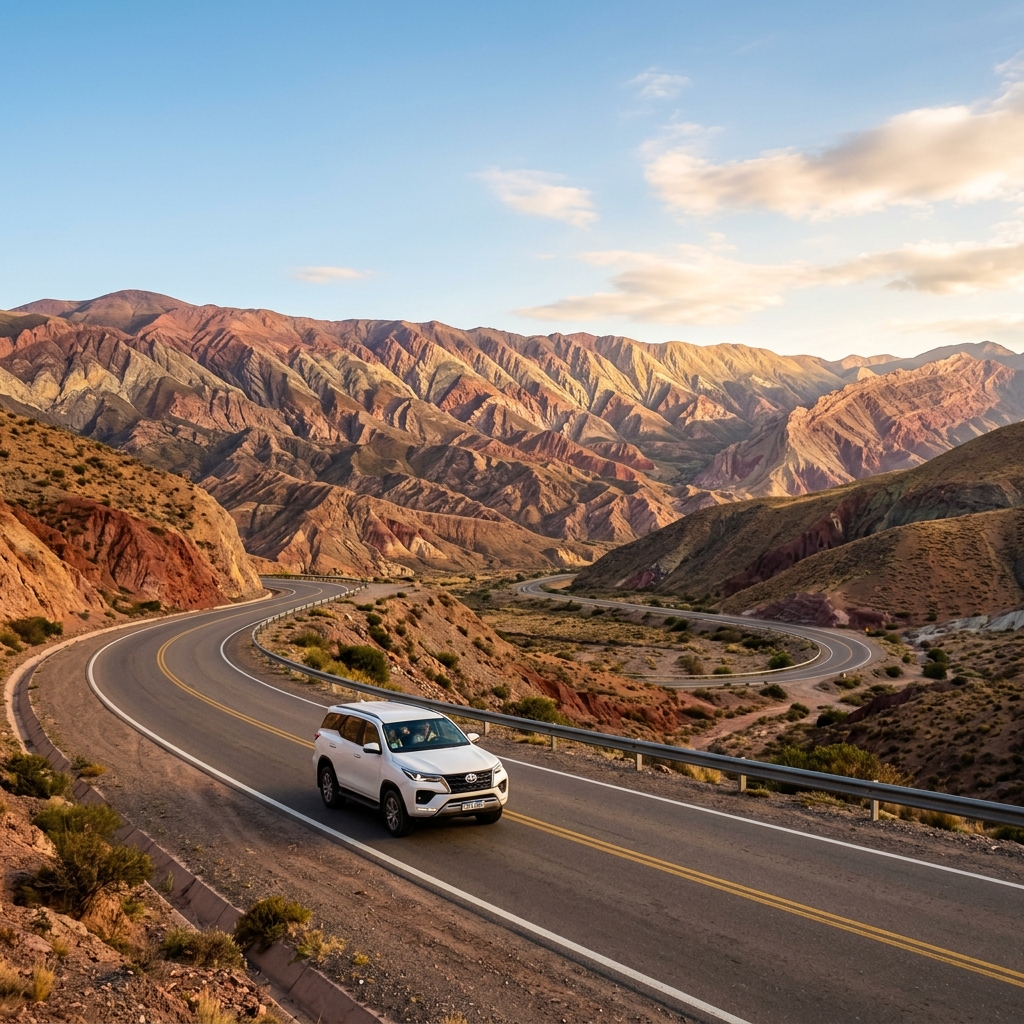 Paisaje Norte Argentino con ruta